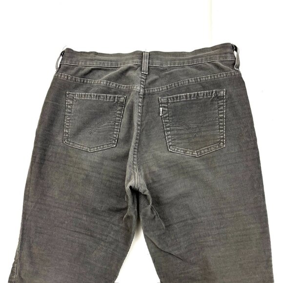 Levi's 515 Bootcut Women's size 10 Gray Corduroy Pants - Picture 3 of 3